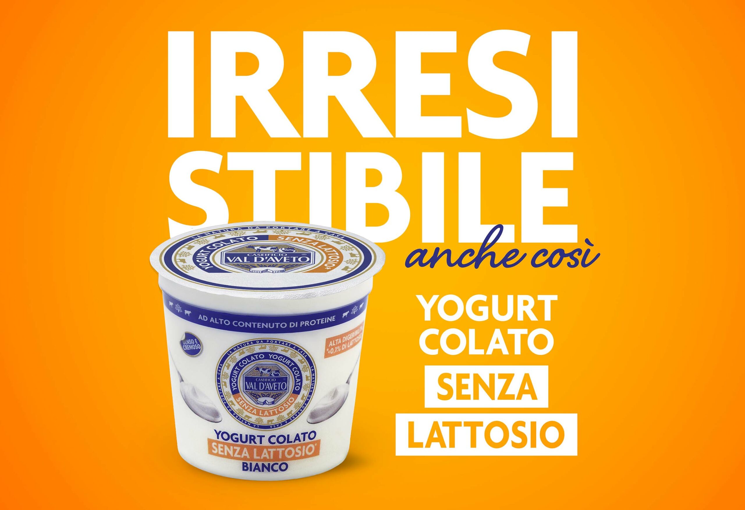 yogurt colato senza lattosio